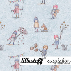 Bio Jersey Lillestoff - Winter Wichtel susalabim